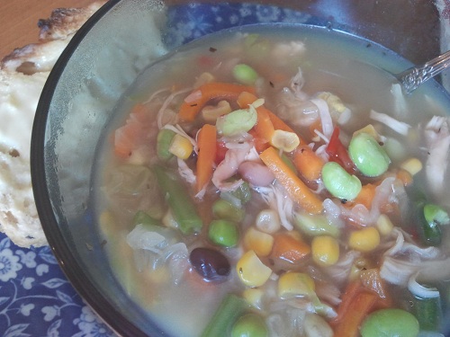 The Holidays and Observances Recipe of the Day for February 21, is an Easy Chicken Soup Recipe from Kerry, of Healthy Diet Habits.