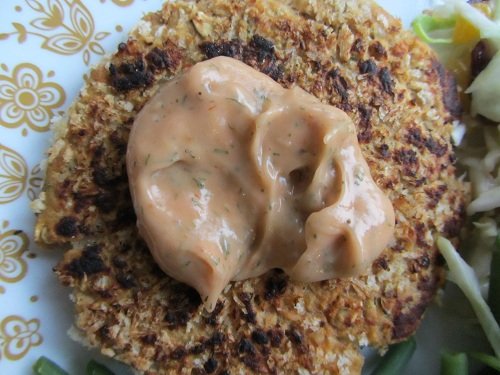 Salmon Cakes Recipe and Salmon Sauce Recipe by Kerry at Healthy Diet Habits