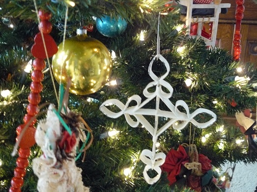 Cross Christmas Ornament