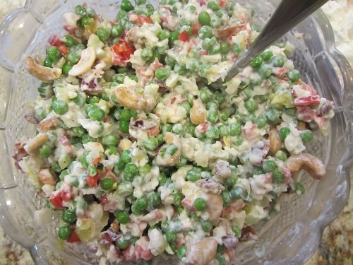 The Holidays and Observances Recipe of the Day, is a Cauliflower Pea Salad, from Kerry at Healthy Diet Habits.