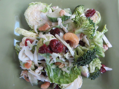 Brussels Sprouts Salad is January 2 Recipe of the Day from Healthy Diet Habits