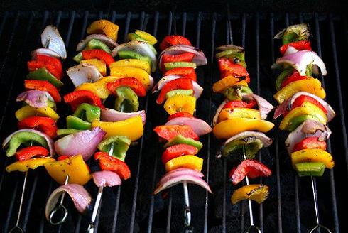 Grilled Skewed Vegetables - Healthy Memorial Day Meals Tips from Holidays and Observances