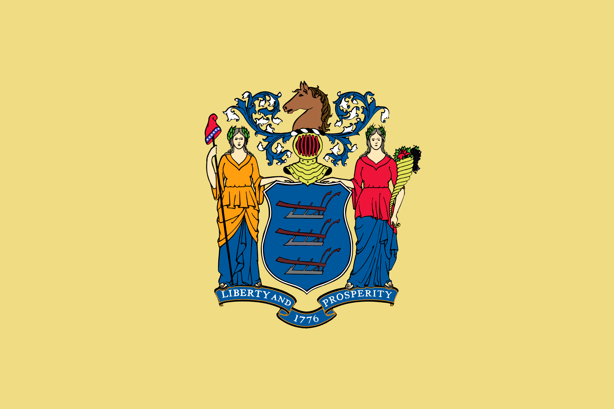 New Jersey State Holidays | Holidays and Observances
Pictured:
New Jersey State Flag