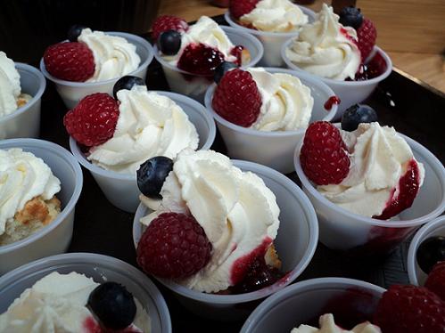 Small Dessert Cups perfect for a Super Bowl Dessert!