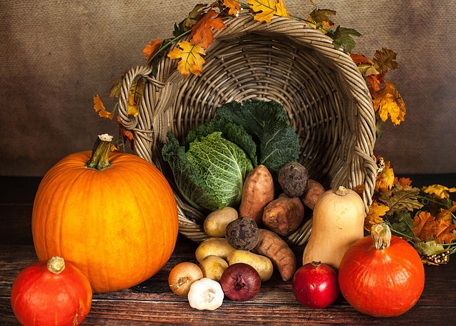 Fall Fruits and Vegetables