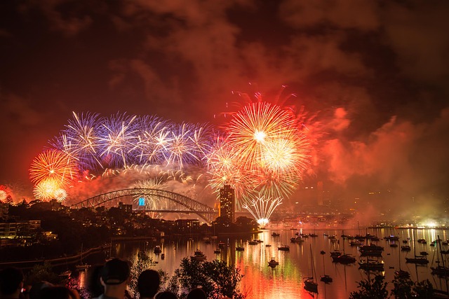 Watching the New Years Eve firework show in Sydney Harbor in Australia is one of the best firework shows around the World!