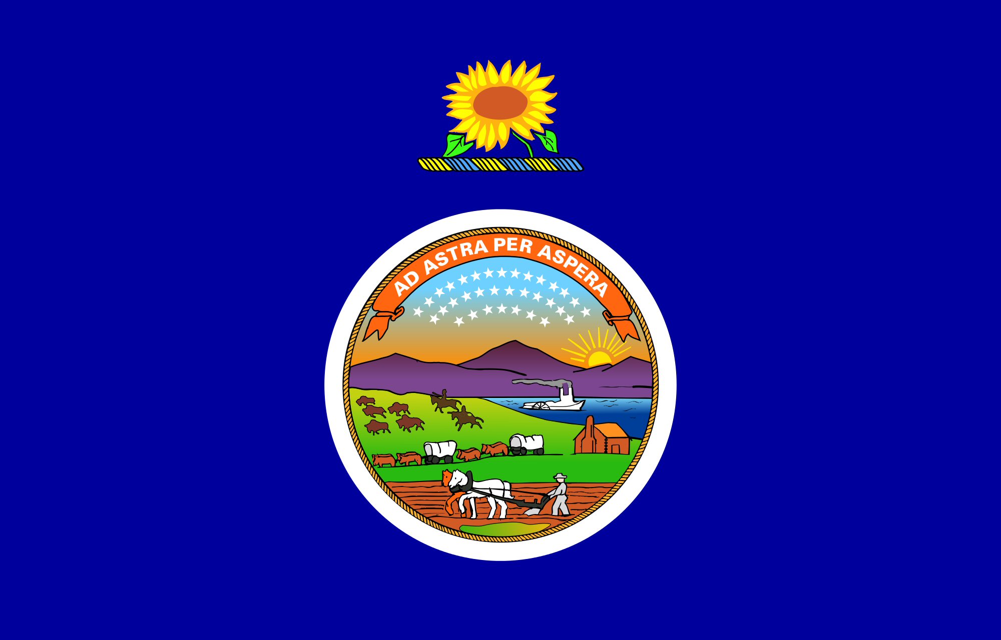 Kansas State Flag