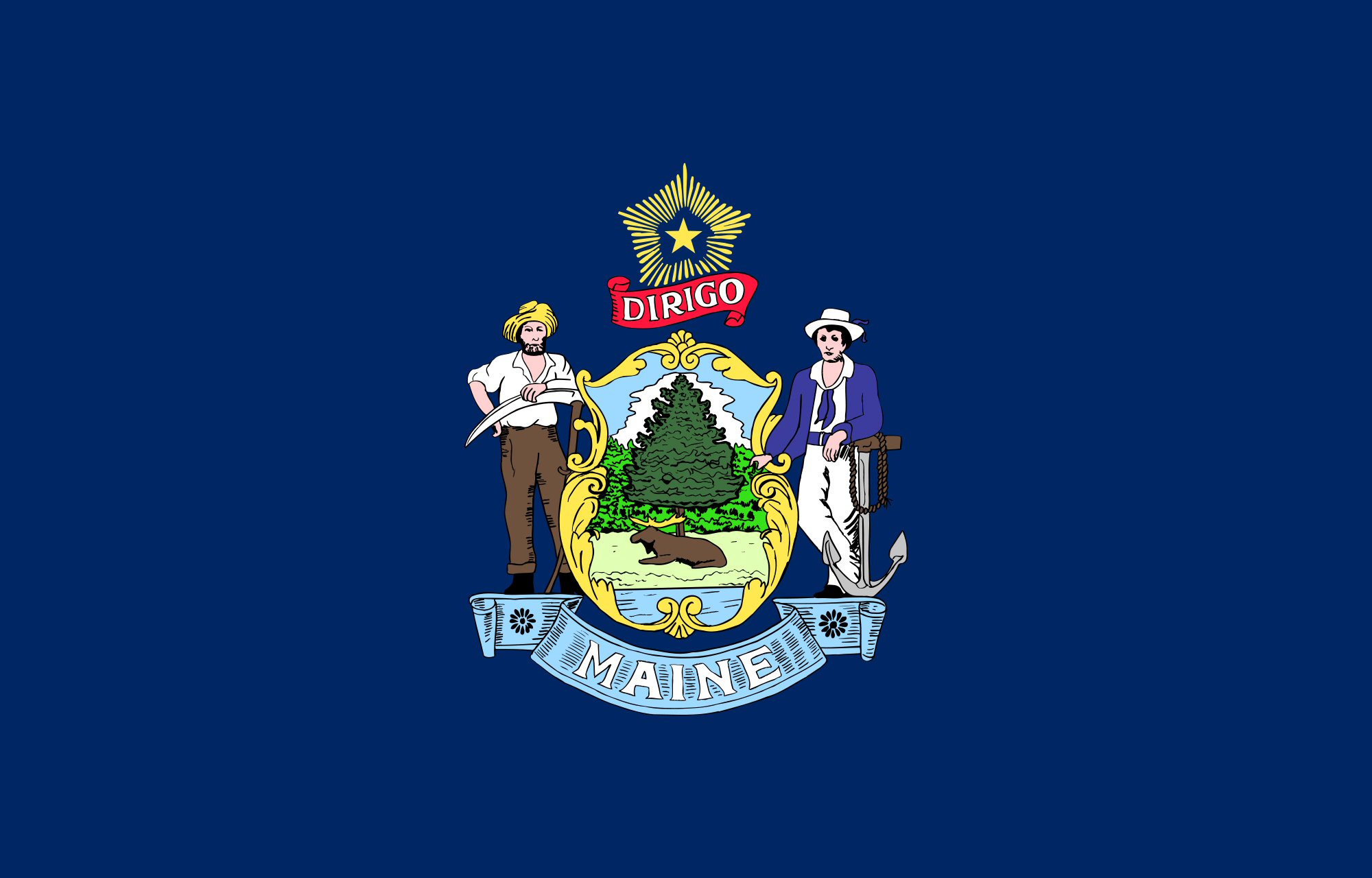 Maine State Flag 
Maine State Holidays | Holidays and Observances
