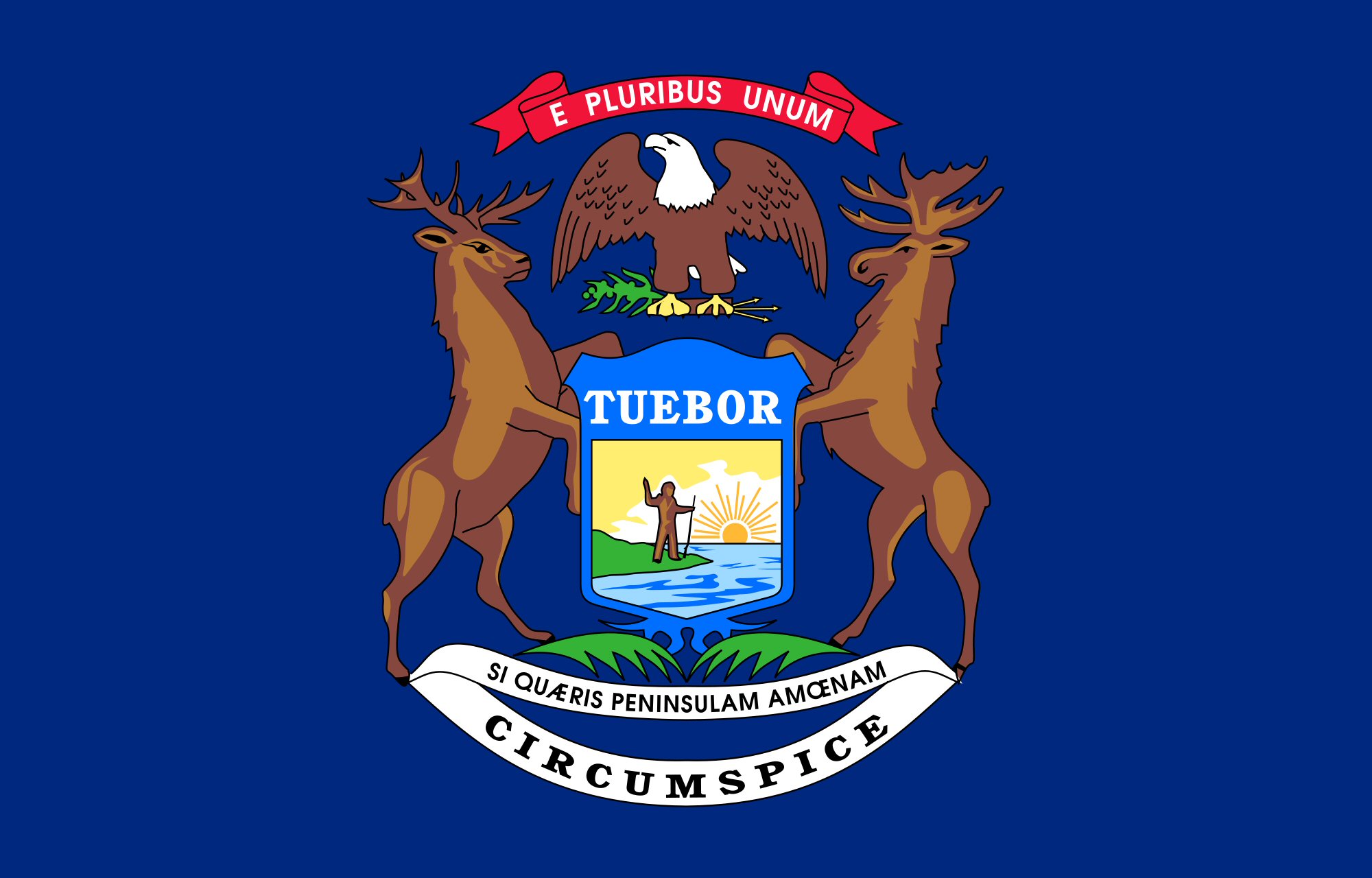 Michigan State Flag