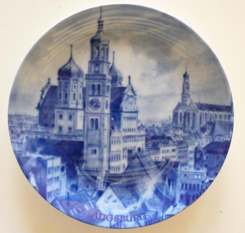 China Plate from Augsburg, Germany
