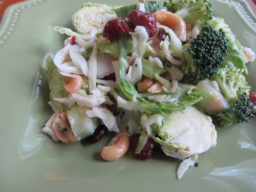 Life with Winter Foods - Brussels Sprouts Salad