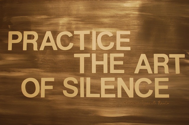 Practice the Art of Silence!
