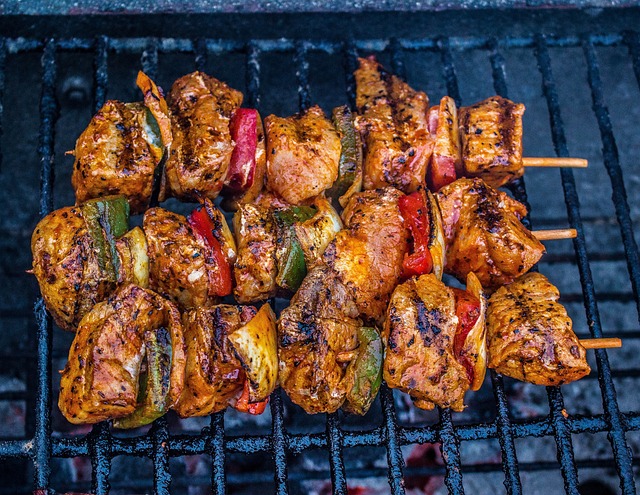 Grilled Chicken Skewers with Vegetables
